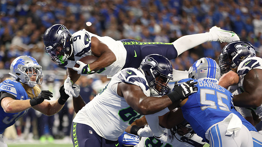 Seattle Seahawks MNF uniforms set, including new look for Lions