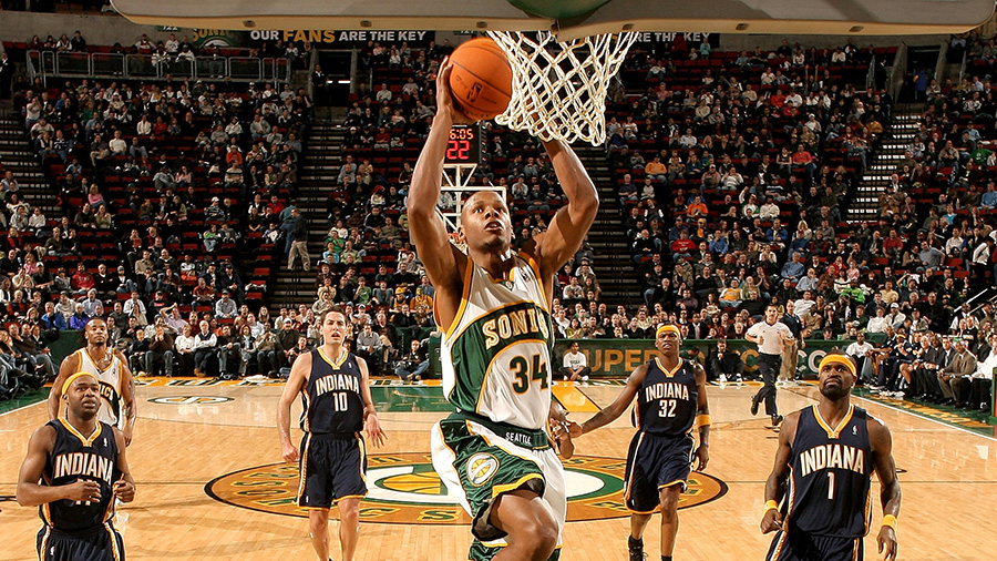 Seattle Sonics NBA expansion SuperSonics Ray Allen...