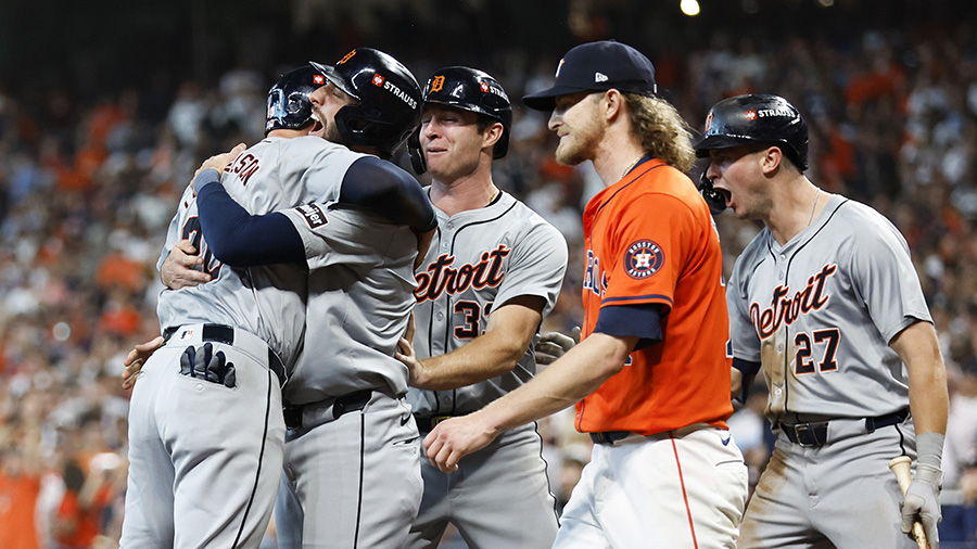 AL West CheckIn Astros swept out of playoffs by Tigers