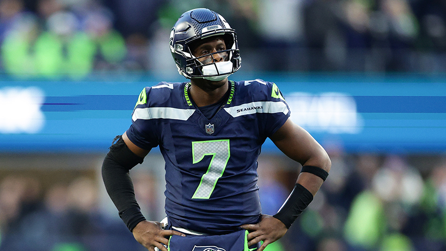 Seattle Seahawks Geno Smith frustrated Los Angeles Rams 2024...