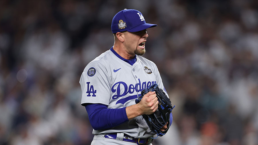 bullpen Blake Treinen world series Los Angeles LA Dodgers...