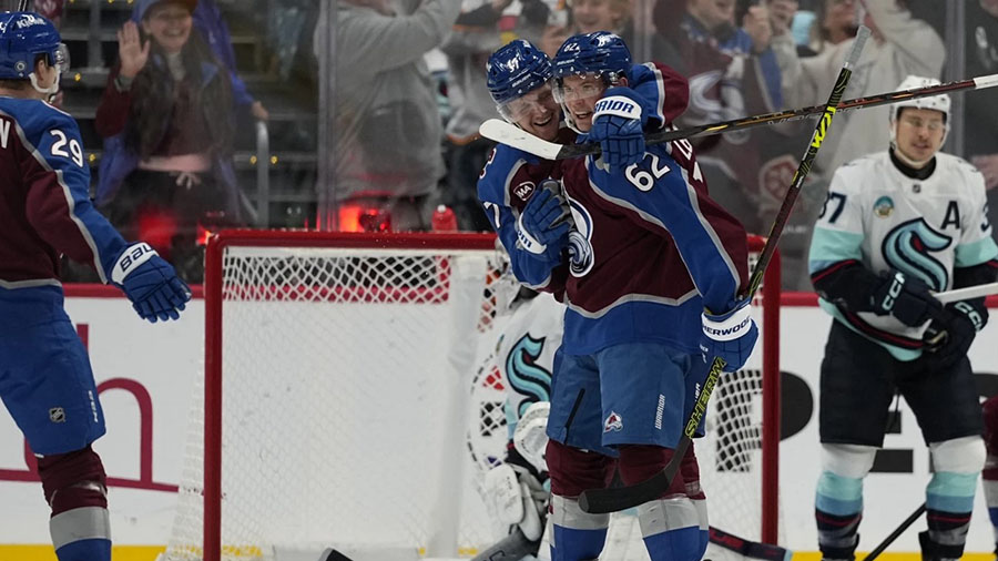 Seattle Kraken Colorado Avalanche Artturi Lehkonen...