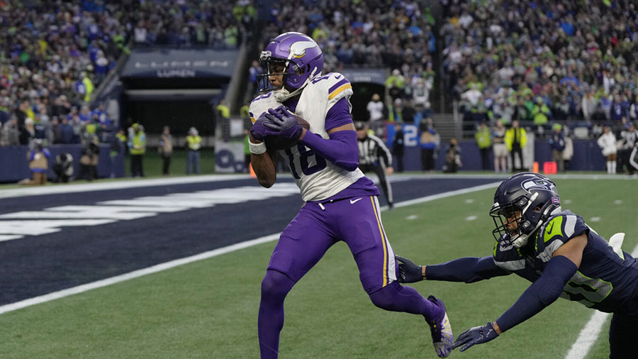 Seattle Seahawks Minnesota Vikings Justin Jefferson...