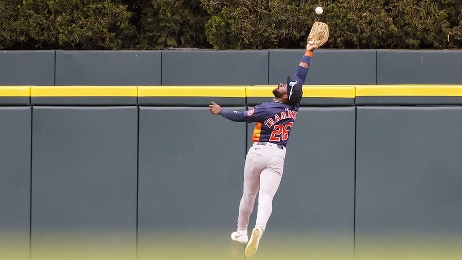 Houston Astros Taylor Trammell former Seattle Mariners...
