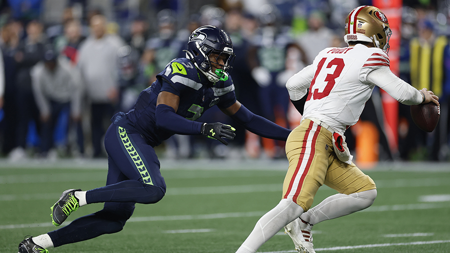 Seattle Seahawks Nick Emmanwori pressure Brock Purdy Super Bowl ankle update 2026...