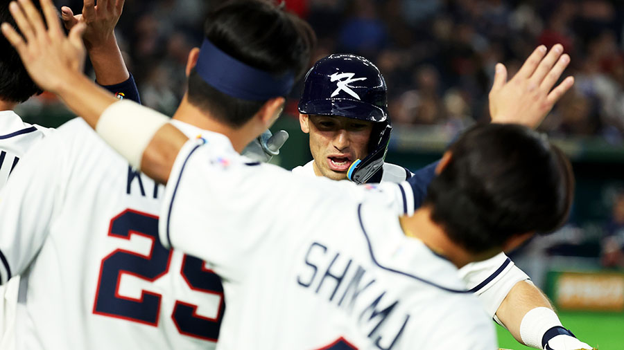 World Baseball Classic Shay Whitcomb Korea...
