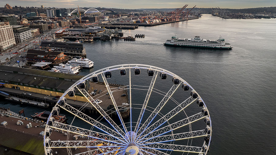 Seattle World Cup Waterfront...