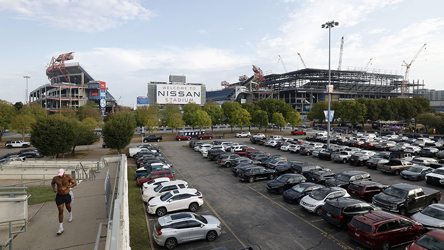 Super Bowl 30 Nashville Tennessee Titans Nissan Stadium...