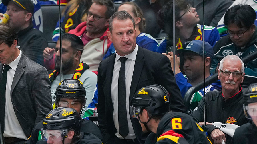 Vancouver Canucks coach Adam Foote fire...