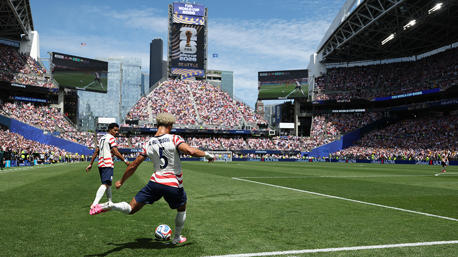 Antonee Robinson US Australia World Cup Seattle 2026...