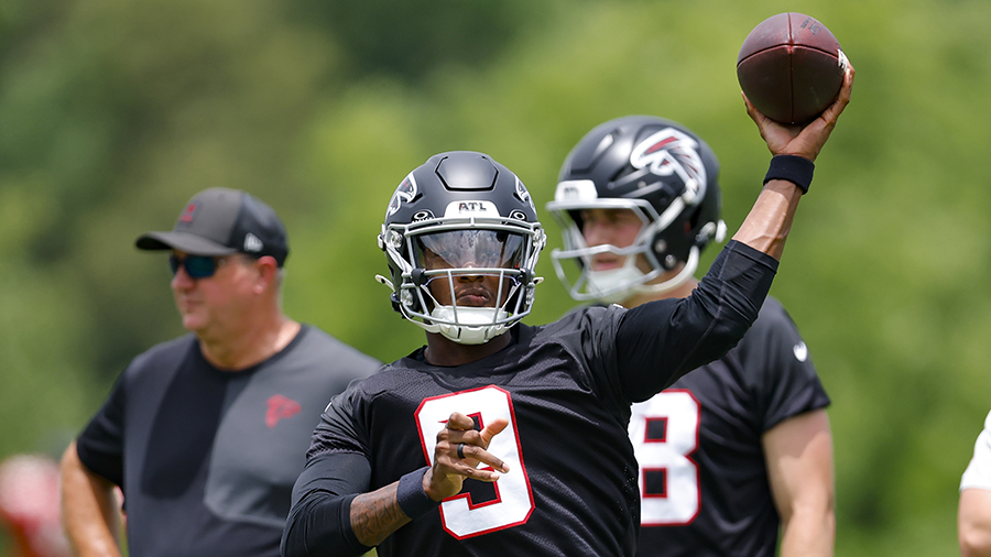 Atlanta Falcons Michael Penix former UW Huskies QB 2026 practice...