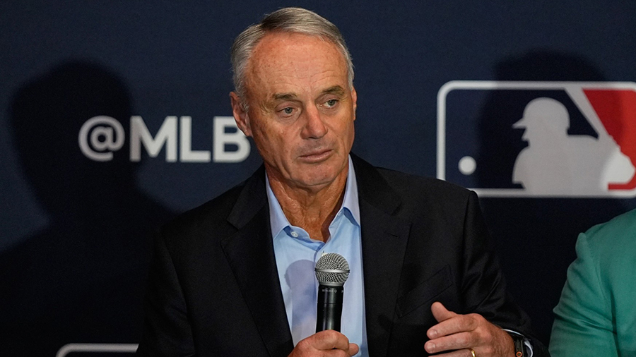 MLB commissioner Rob Manfred 2025...