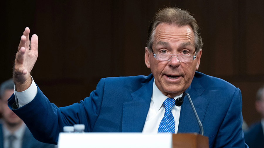 Nick Saban Senate college sports...