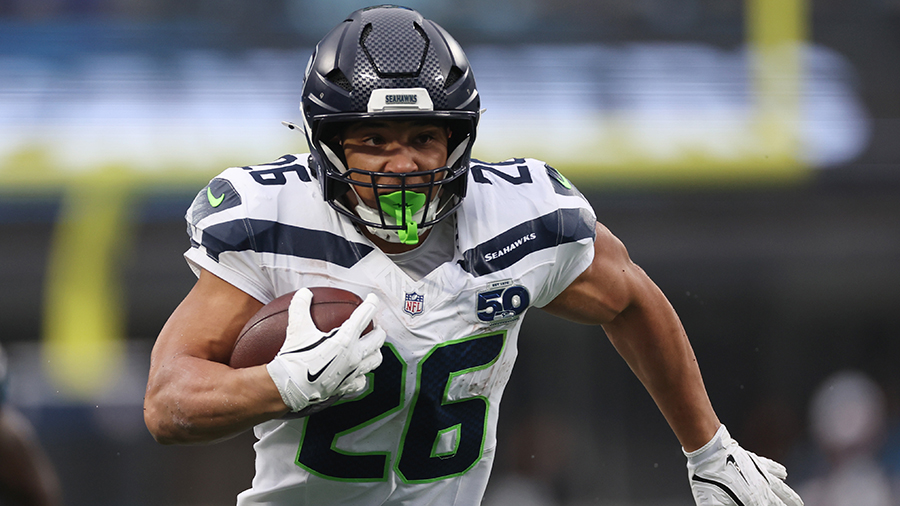 Seattle Seahawks Zach Charbonnet Panthers 2025...