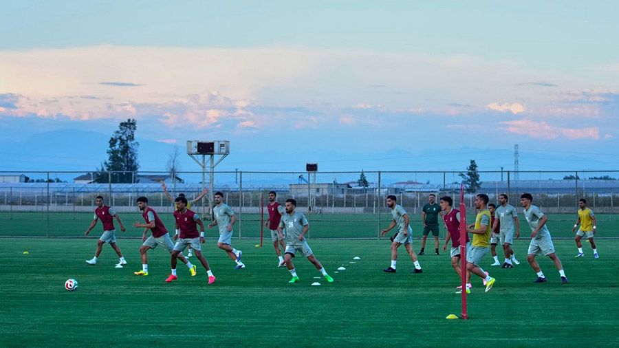 Iran World Cup workout...
