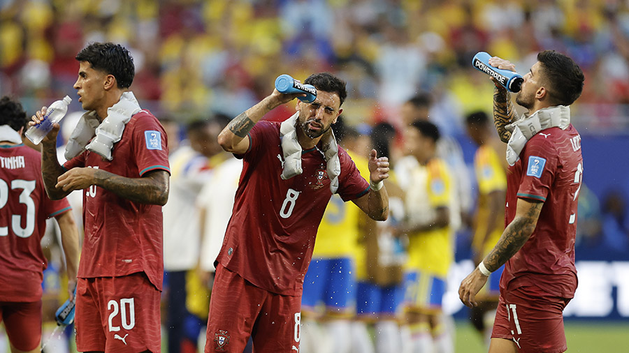 World Cup water US United States Portugal...