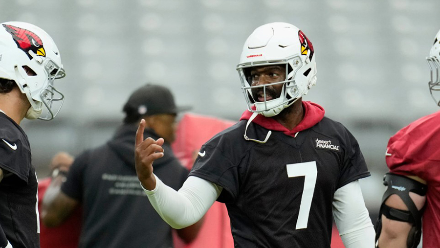 Arizona Cardinals Jacoby Brissett 2026 training camp...