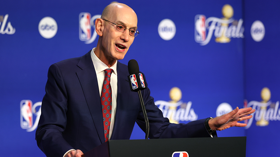 NBA commissioner Adam Silver 2026...