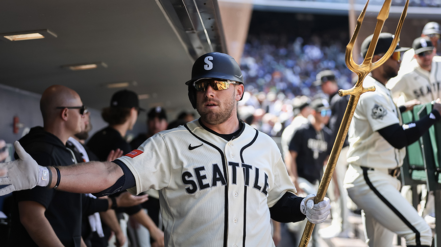 Seattle Mariners Luke Raley home run trident Giants 2026...
