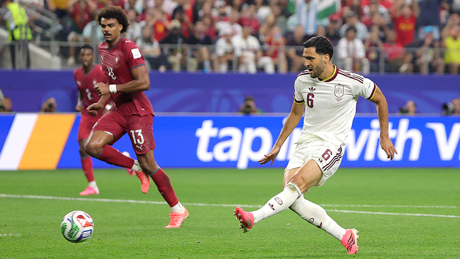 Spain Mikel Merino winning goal Portugal World Cup 2026...