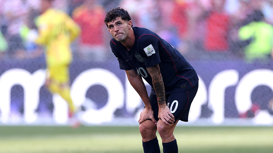 US Christian Pulisic looks on Belgium World Cup 2026...