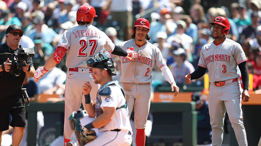 Seattle Mariners Cincinnati Reds Sal Stewart...