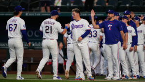 Rangers in control as only AL West team with winning record