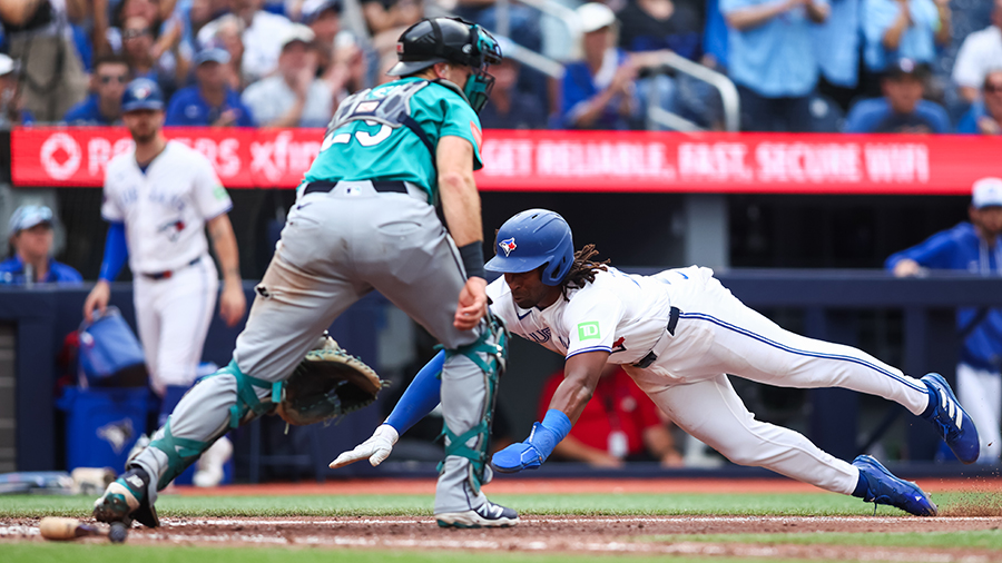 Seattle Mariners Toronto Blue Jays slide into home 2026...