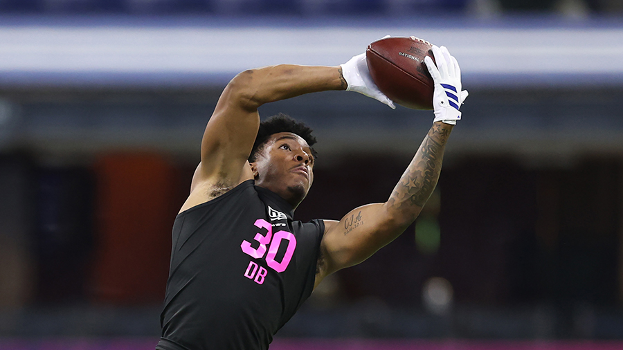 Seattle Seahawks Avery Smith Toledo NFL combine 2026...