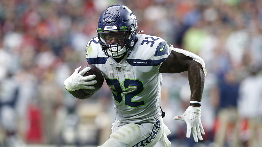 Seattle Seahawks Chris Carson 2019...