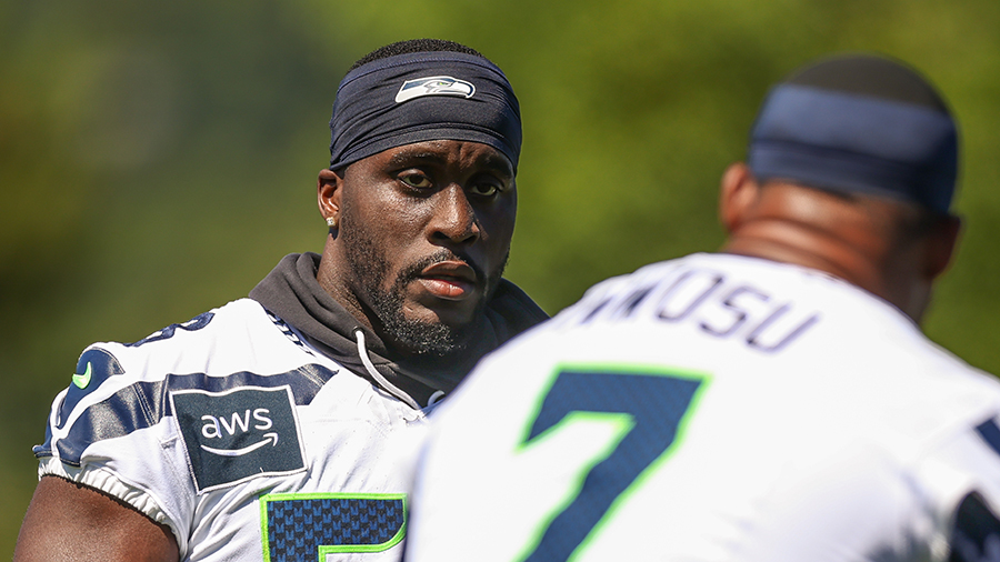 Seattle Seahawks Derick Hall OTAs 2026...