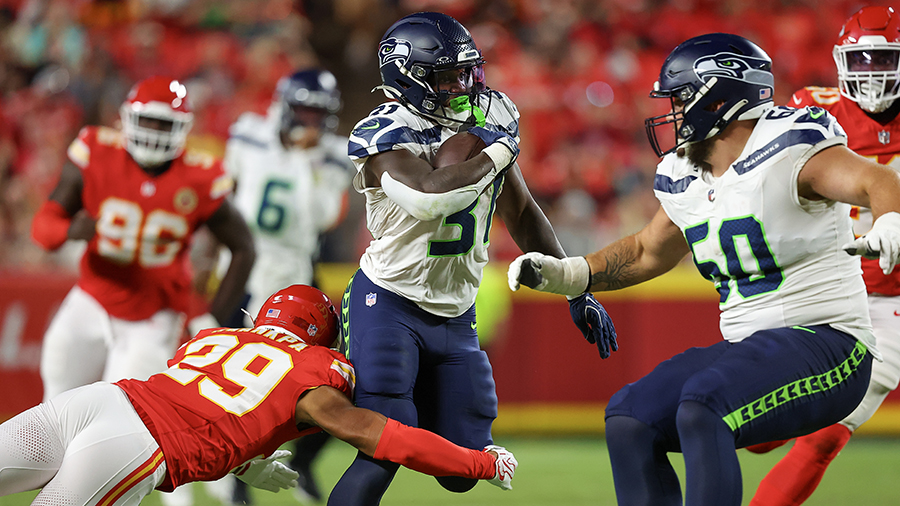 Seattle Seahawks Jacardia Wright Chiefs preseason 2026...