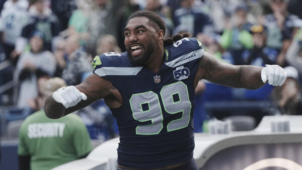Seattle Seahawks Leonard Williams entrance 2025
