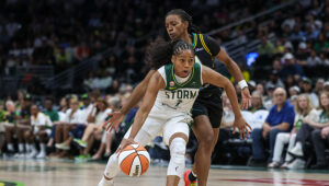 Ogwumike, Burrell lead Sparks past Storm 90-74