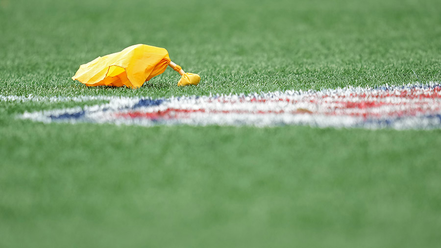 NFL penalties flag...