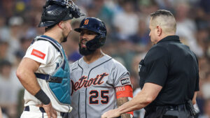 Benches clear, Speier and Wilson ejected in Mariners’ win over Tigers