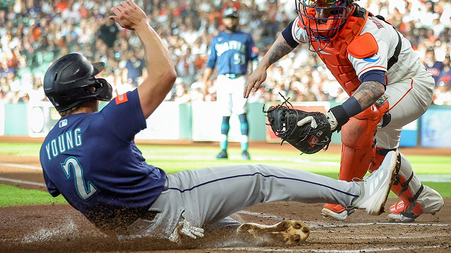 Seattle Mariners Cole Young Houston Astros playoffs...