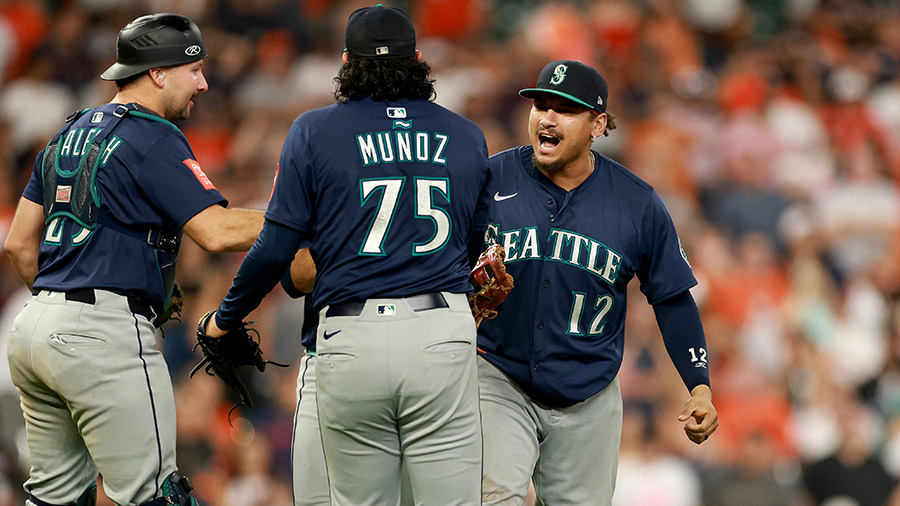 Seattle Mariners Houston Astros Josh Naylor 2025...