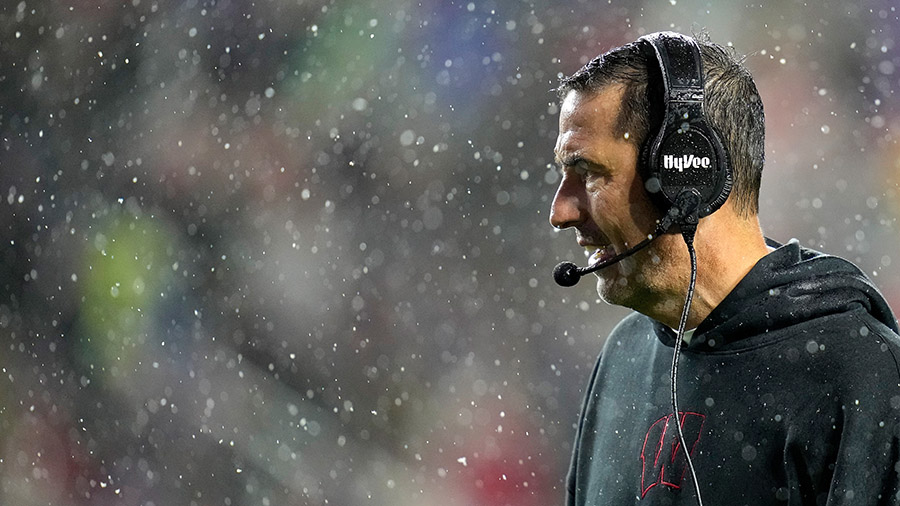 Wisconsin Luke Fickell UW Huskies college football...