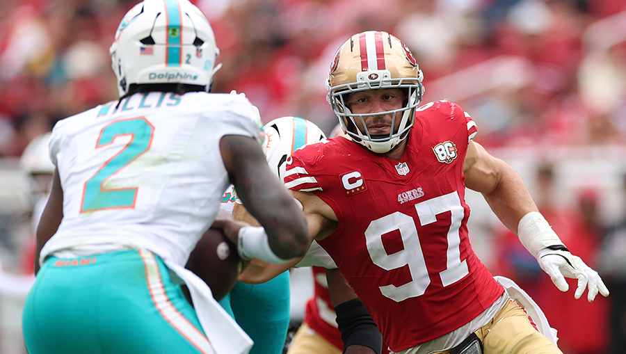 NFC West: Star pass rusher Nick Bosa added to long list of injured 49ers