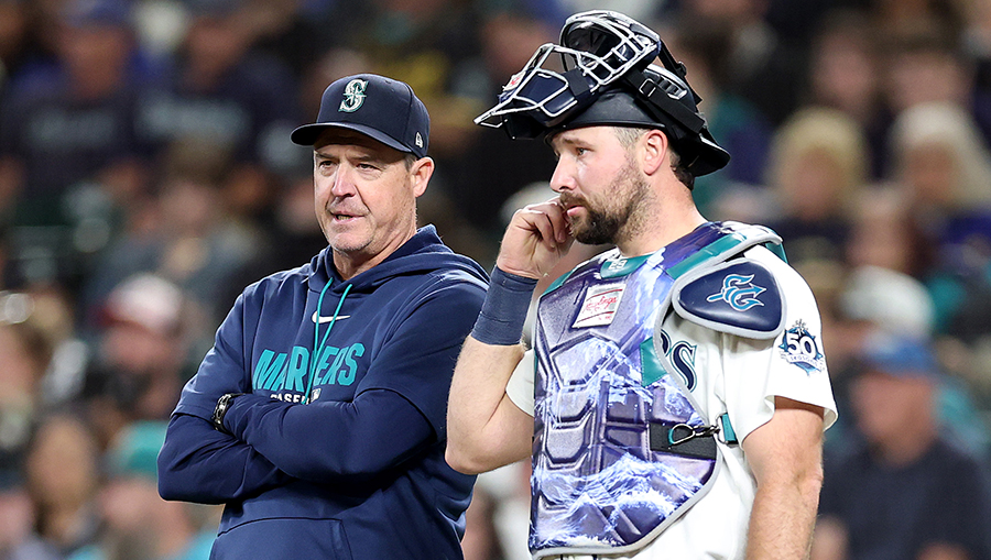 Seattle Mariners Dan Wilson Cal Raleigh
