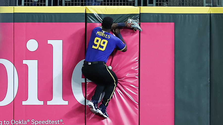 Seattle Mariners Lazaro Montes Exits Game After Collision With Wall Seattle Mariners Lazaro Montes Exits Game After Collision With Wall