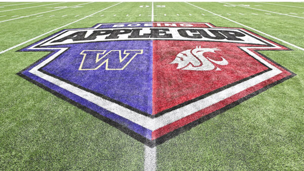 Apple Cup logo general UW Huskies WSU Cougars