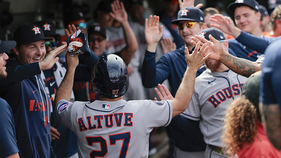 Astros win AL West with worst record ever for a first-place team