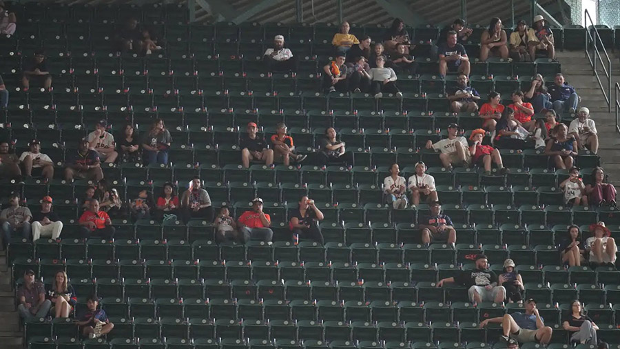 Houston Astros playoffs crowd...