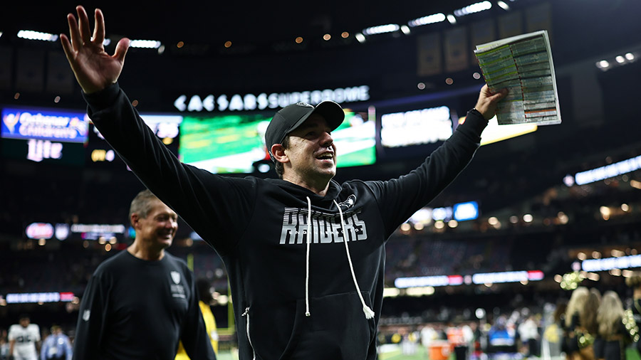 Klint Kubiak Las Vegas Raiders coach former Seattle Seahawks OC...