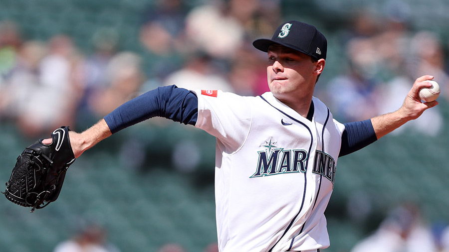 Seattle Mariners Kade Anderson first win Texas Rangers...