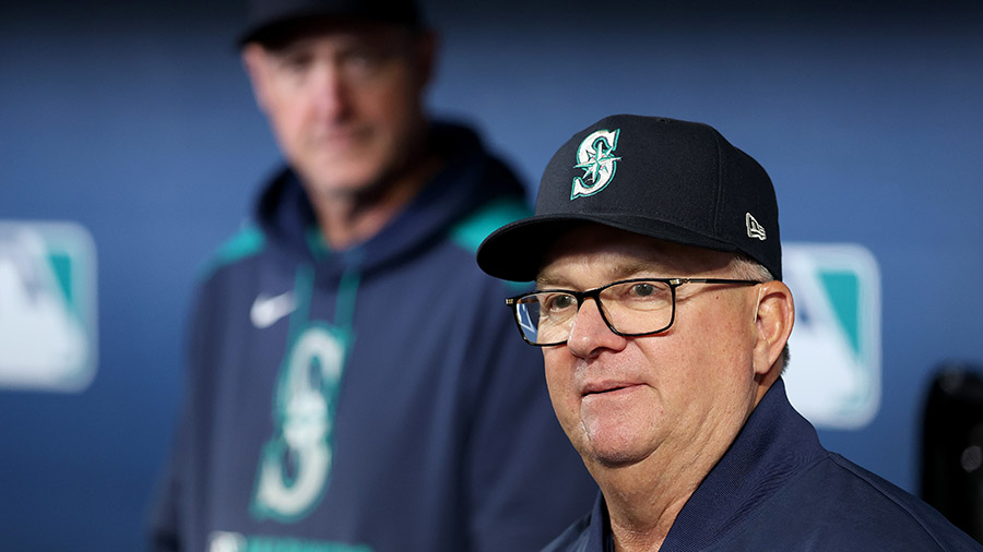 Seattle Mariners Kevin Seitzer hitting coach...