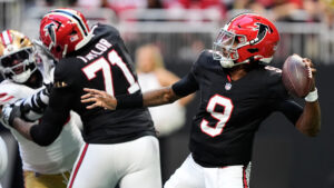 Penix, Falcons hand NFC West-leading 49ers their 1st loss