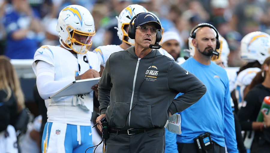 Chargers Jim Harbaugh...